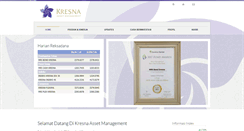 Desktop Screenshot of kresna-am.com