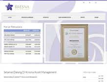 Tablet Screenshot of kresna-am.com